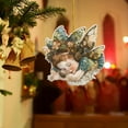 thumbnail image 2 of Festive Christmas Angel Hanging Ornaments – Xmas Tree Decorations for Holiday Season – Assorted Xmas Ornament for Home and Party,D, 2 of 5