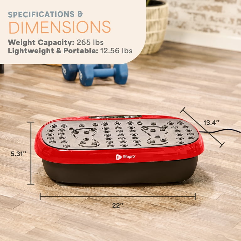 Lifepro HexaPlate Lite Vibration Plate Exercise Machine – Full
