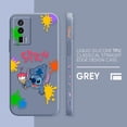 thumbnail image 3 of Funda para Redmi K60E K60 K50 K40S K40 K30 9A 9 8A 8 10 Pro 4G 5G Color Simple funda de silicona líquida lindo Lilo & Stitch, 3 of 5