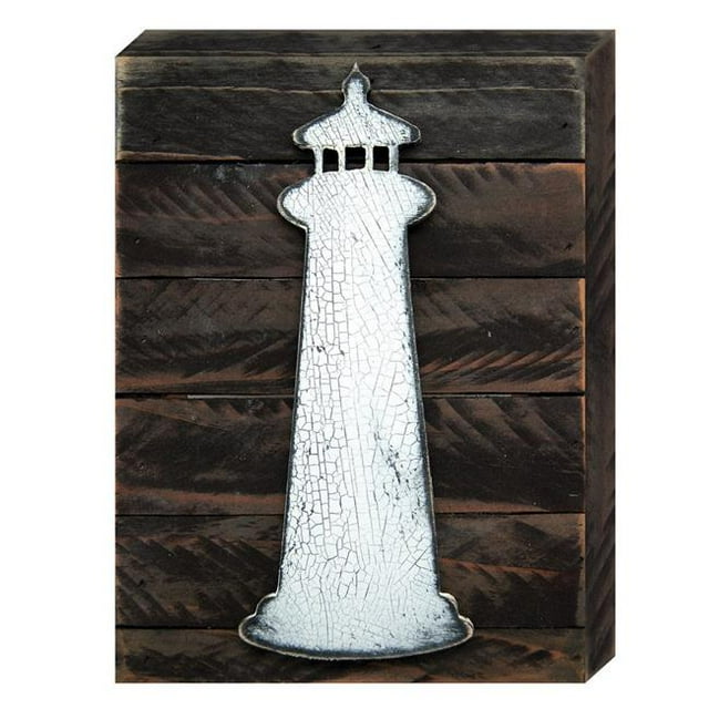 Designocracy 98526-18 Lighthouse Vintage Art Nautique à Bord Décor Mural