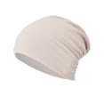 thumbnail image 2 of XIAOCHA Womens Soft Stretch Beanie Hat Lightweight Slouchy Close Fitting Sleep Cap, 2 of 3