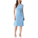 thumbnail image 2 of Vestido A-Line sin mangas profesional para mujer Inspire Chic L azul polvo, 2 of 6