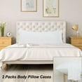 thumbnail image 3 of Unique Bargains Microfiber Body Pillow Cases Silky-Soft Pillowcase Envelope Closure 2pcs, 3 of 9