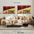 thumbnail image 4 of Elephant Stock Bowling Zone Wall Sign Wall Art - Horizontal Multi Panel Canvas - Living Room Wall Decor - Wall Signs Multi Panel - Black And Orange Decor - 50" x 32", 4 of 8