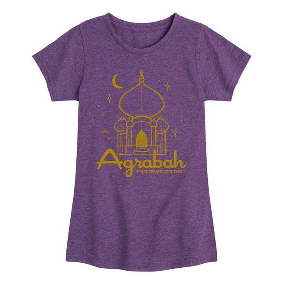 Disney - Agrabah - Youth Girls Fitted Short Sleeve T-Shirt