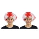thumbnail image 2 of Vogacara Peluca de payaso Cabello Pelos sintéticos Aficionados al fútbol Fiestas de aplicación amplia Tocados multicolores Accesorios de Type4 NO4, 2 of 6