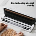 thumbnail image 4 of kladzum Vacuum Sealer Machine Automatic Storage with 10 Bags Food Preservation Bag Sealer Packaging Sealer for Snacks Vegetables, Food Vacuum Sealer Machine on Clearance, 4 of 9