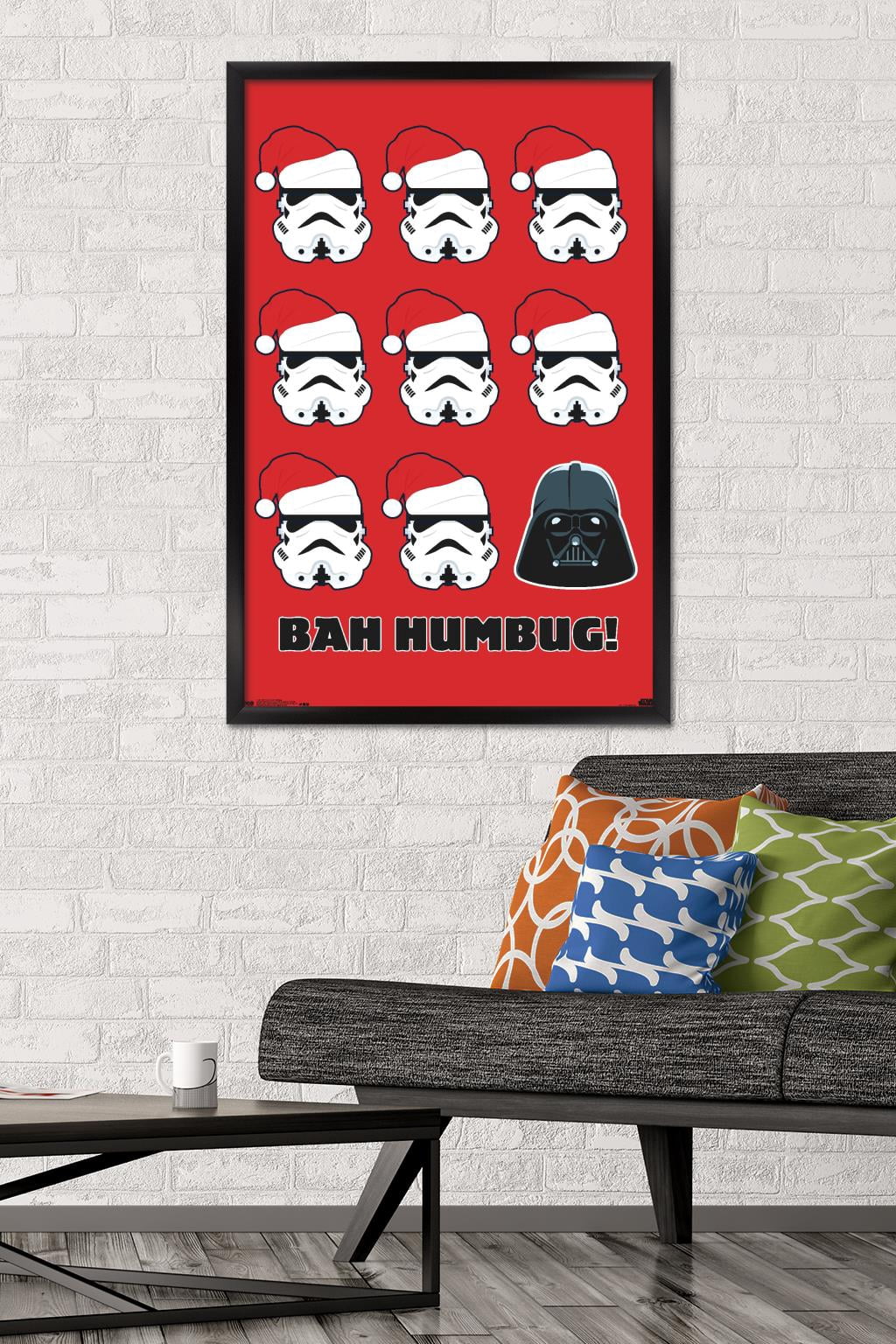 Star Wars: Saga - Bah Humbug Wall Poster, 22.375" x 34" Framed