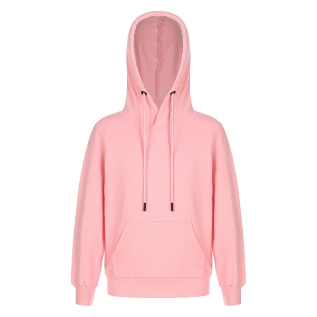 YONGHS Chandail à Capuche pour Enfants Garçons Filles Manches Longues avec Poches Rose 160