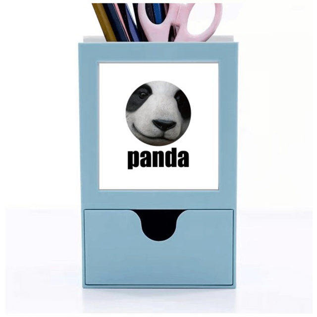 Panda panda Tarjeta de clip de pluma del gestor de suministros de oficina