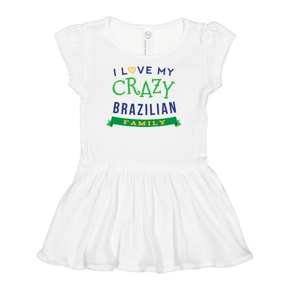 Inktastic Brazilian Family Reunion Funny Girls Baby Dress