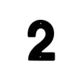 thumbnail image 1 of Cagogo House Number Sign, 3D Iron Art Metal Address Plaque for Home Door, Rust Resistant Coated Outdoor House Numbers, Personalized Custom Letters Numbers for Mailbox Fence Yard Decor, 1 of 5