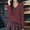 Red, variant on Vinsonshop Womens V Neck Sweaters Long Sleeve Ribbed Knit Pullover Tops Casual Fall Clothes Winter Warm Basic Jumpers Everyday Wear Beige L