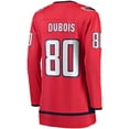 thumbnail image 3 of Women's Fanatics Pierre-Luc Dubois Red Washington Capitals Home Premier Breakaway Player Jersey, 3 of 3