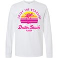 thumbnail image 3 of Inktastic Summer Enjoy the Sunshine Destin Beach Florida in Pink Long Sleeve T-Shirt, 3 of 5