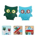 thumbnail image 3 of 2pcs Dustproof Wet Wipe Lids Cartoon Owl Shaped Wet Wipe Protective Lids, 3 of 3
