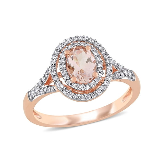Everly Women's Morganite 14k Rose Gold Ring