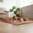 thumbnail image 4 of PETMAKER Dog Bed for Large Pets - Plush Couch Covers for Dogs (Beige), 4 of 11