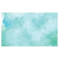 thumbnail image 4 of Art Abstract Ceramic Toothbrush Holder, Pastel Dream with Smoke Look Watercolor Creative Illustration, Decorative Versatile Countertop for Bathroom, 4.5" X 2.7", Pale Blue and Seafoam, 4 of 4