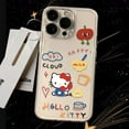 thumbnail image 6 of Sanrio Hello Kitty Bow Soft Silicone Phone Case For Iphone 16 15 14 13 11 12 Pro Max Plus X XR XS 7 8 Plus Y2K Anti-fall Cover, 6 of 8