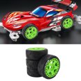 thumbnail image 4 of 4PCS RC Car Tires RC Rally Tires 1/8 Scale RC Wheel Tyres 17mm Plastic Durable for On Road Off Road Adventures with Easy Installation, 4 of 7