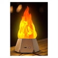 thumbnail image 2 of 2pc LED Simulation Flame Lamp LED Flame Lamp Outdoor Camping Garden Landscape Decoration Lamp Dining Table Decoration, 2 of 5
