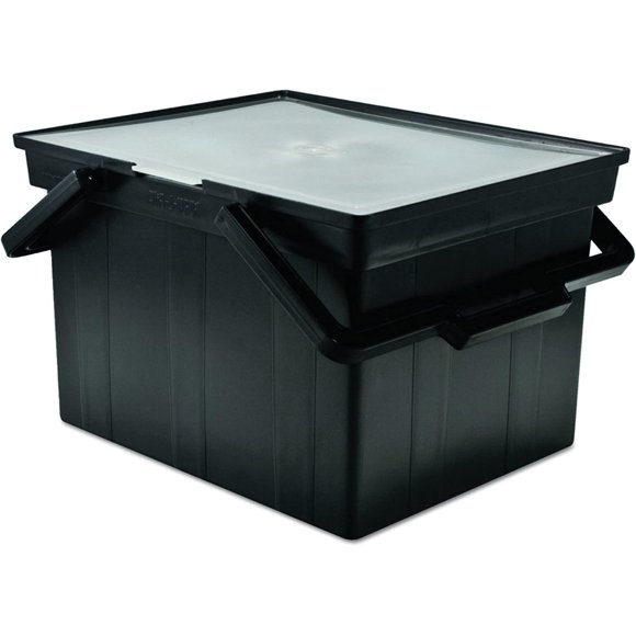 plastic file boxes with handles