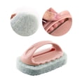 thumbnail image 3 of 1PC Cleaning Brush Household Tile Cleaning Brush Kitchen And Bathroom Cleaning Brush With Handle Multi Functional Plain Color Bathtub Stove Cleaning Brush, 3 of 7