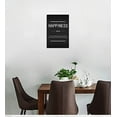 thumbnail image 4 of Motivational Wall Art Inspirational Painting Poster Happiness Noun Company Wall Decoration Inspiring Entrepreneur Positive Quotes Office Stretch Frame Ready to Hang12x18, 4 of 6