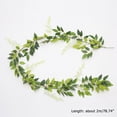 thumbnail image 3 of Flores artificiales Guirnalda de glicina Guirnalda de simulación de vid Guirnalda colgante de ratán para el hogar Jardín Ceremonia Arco de boda Decoración floral, 3 of 7