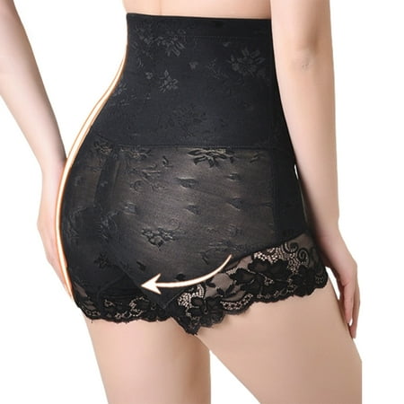

Women High Waist Body Shaper Slim Tummy Corset Shapewear Panty Lady Abdominal Hip Shaping Pants Black M