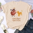 thumbnail image 2 of Camiseta Kawaii del Rey León de los 90 para mujer, remera divertida de Disney, camiseta Harajuku Hakuna Matata, camisetas para mujer, ropa para mujer, 2 of 5