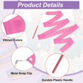 thumbnail image 3 of Uxcell Dance Ribbons, Gymnastics Dance Streamers with Non-Slip Wand Dance Flag Pink, 3 of 7