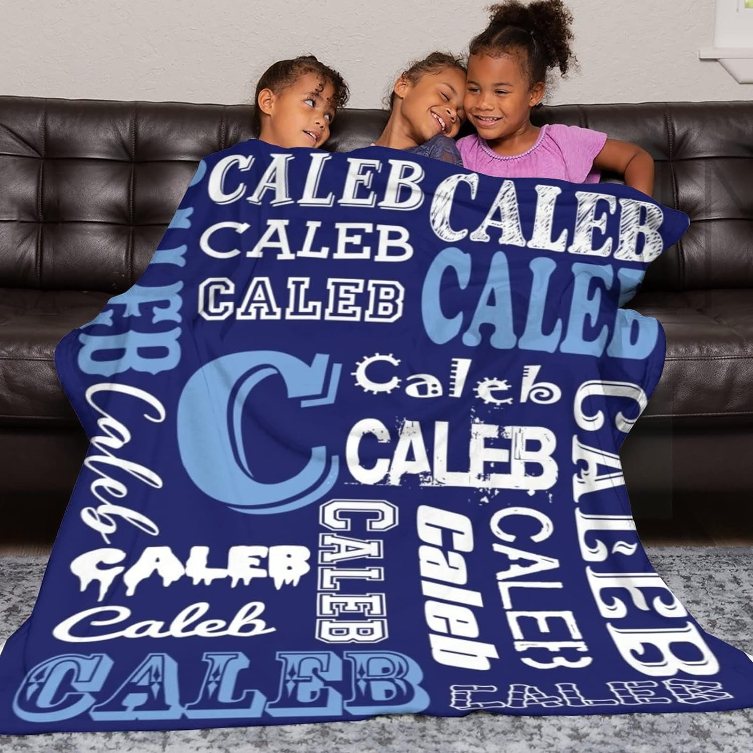Custom Blanket with Text Photo Collage Customized Blankets with Pictures, Personalized Throw Blanket for Father, Mom, Kids, Dogs, Friends Couple or Lover as Christmas Birthday Gift