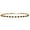 18K Yellow Gold Plated Silver, variant on 925 Sterling Silver Black Onyx Tennis Bracelet for Women | 1.62 Cttw | Round: 2.5MM | Gemstone Birthstone | 7 inch