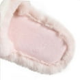 thumbnail image 6 of Lovskoo 2024 Women's Novelty Christmas Slippers Cute Fuzzy Open Toe House Slippers Cozy Keep Warm Cotton Indoor Christmas Gifts for Women Pink, 6 of 8