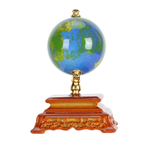 Miniature World Globe, Decorative 1:12 Dollhouse Globe Furniture Lifelike for Dollhouse Accessories