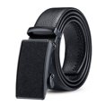 thumbnail image 1 of Cinturón de hebilla automática para hombre, resistente al desgaste y a los arañazos, de borde completo, cinturón de negocios para hombre, cinturón con patrón de lichi, uso versátil, 1 of 6