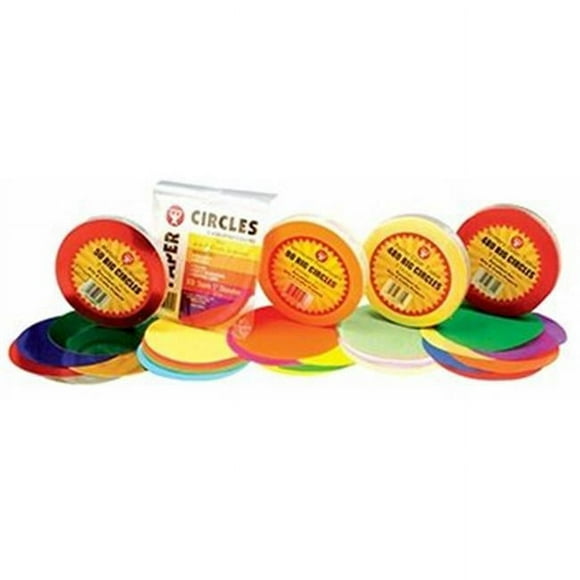 Hygloss Products HYG88155 Tissue Paper 480 Circles Primary- Colors