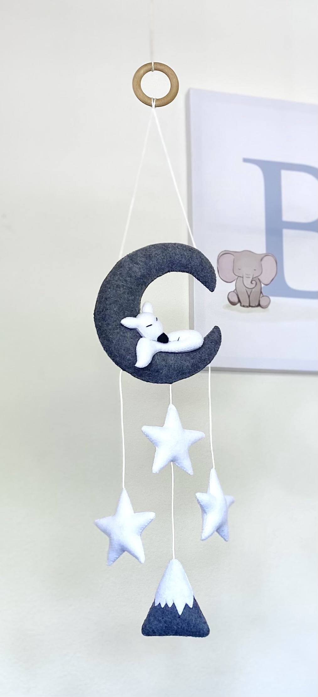 Baby Crib Mobile - Nursery Decoration - Baby Mobile - Gift for a new mom - Fox Baby Mobile
