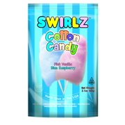 Taste of Nature Inc. Swirlz Cotton Candy 2.1 - Ounce Bags (Pack of 24)