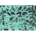 thumbnail image 1 of Ahgly Company Indoor Rectangle Abstract Turquoise Blue Modern Area Rugs, 8' x 12', 1 of 4