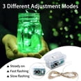 thumbnail image 3 of String Lights Chzk, 7 pies, verde, paquete de 24 baterías impermeables, 3 of 7