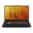 thumbnail image 2 of ASUS TUF Gaming A17 FA706IH-RS53 - AMD Ryzen 5 - 4600H / up to 4 GHz - Windows 10 Home - GF GTX 1650  - 8 GB RAM - 512 GB SSD NVMe - 17.3" 1920 x 1080 (Full HD) @ 144 Hz - Gigabit Ethernet - Wi-Fi 5 - bonfire black, 2 of 11