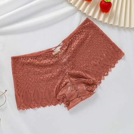 Sawvnm Women Sexy Lace Underwear Lingerie Panties Ladies Underwear Underpants Christmas Clearance