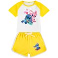 thumbnail image 1 of Stitch Children's Summer Short Sleeve Home Clothes Sports Suit, 1 of 2