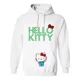 thumbnail image 1 of Sudadera Con Gorro Hello Kitty Green Sanrio, 1 of 2