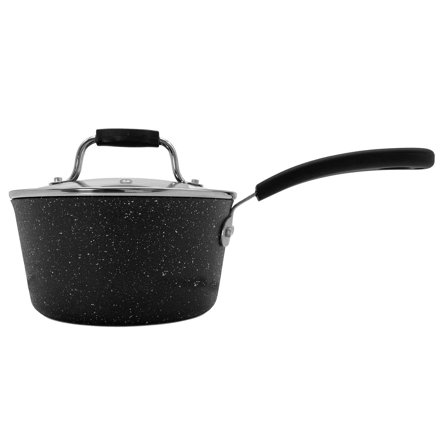 THE ROCK by Starfrit Terra 2 qt Nonstick Aluminum Saucepan with Bakelite Handle