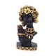 thumbnail image 5 of Estatua de mujer africana, figura tribal de resina hecha a mano creativa para gabinete Estilo B, 5 of 9