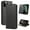 Black, variant on Leather Wallet iPhone SE 3rd Generation 2020 Case (Brown) Magnetic Folio Card Slot Holder Flip Kickstand Shockproof Cover